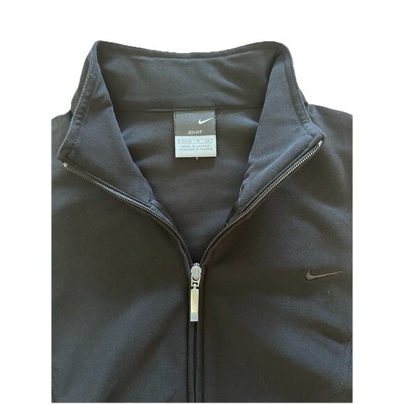Nike Dri Fit Y2K Women’s Black Athletic Full-zip Jacket Size S Sports Athleisure - Picture 4 of 8
